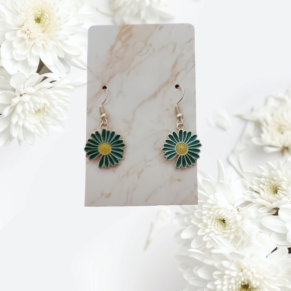 Flower Charm Earrings - Picture 5 of 15